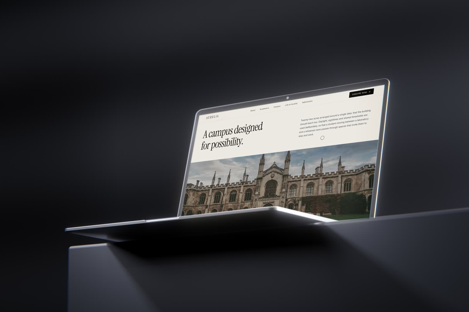 Aurelia Global School — Education · Web design