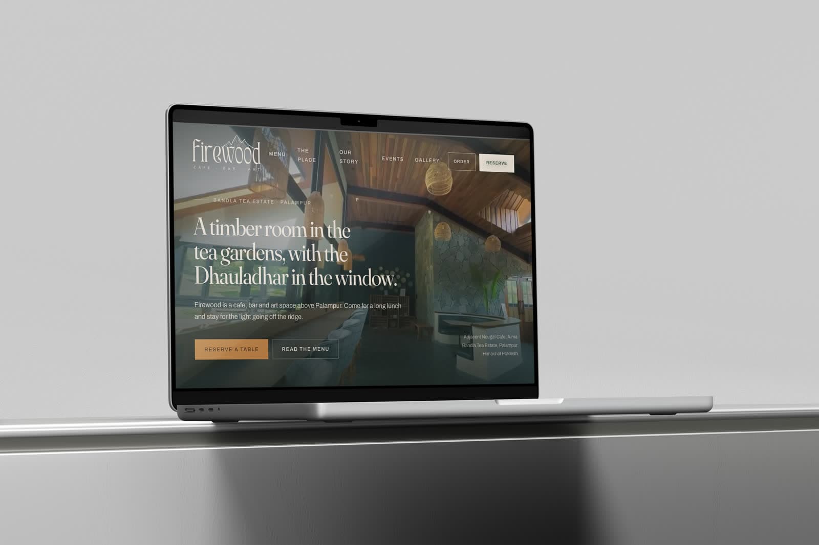 Firewood — Hospitality · Web design