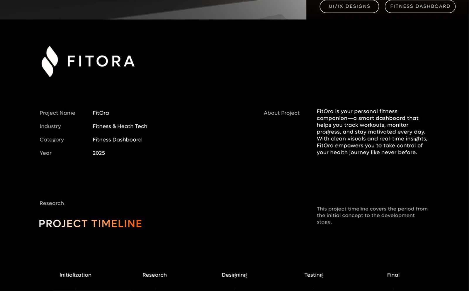 FitOra — detail