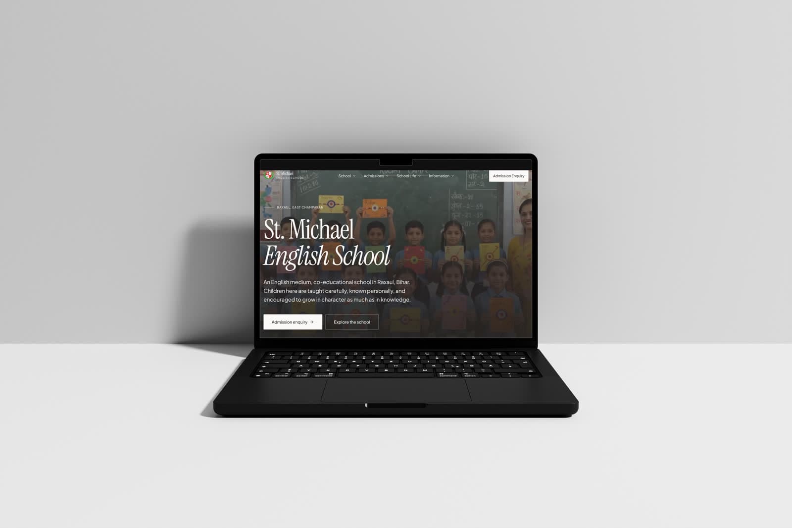 St. Michael English School — Education · Web design